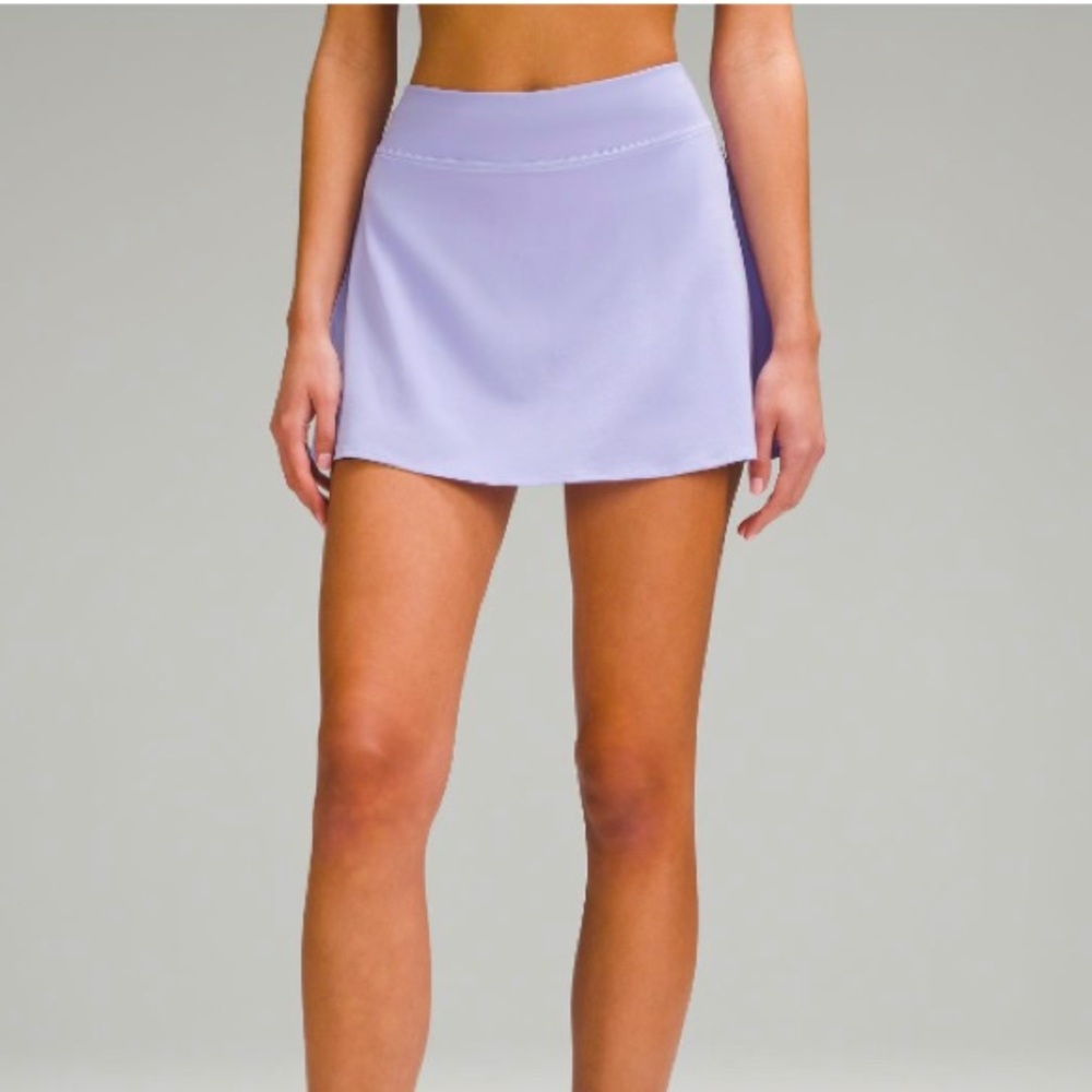 NWT Lululemon High Rise Tennis Skirt - Lilac Smoke
